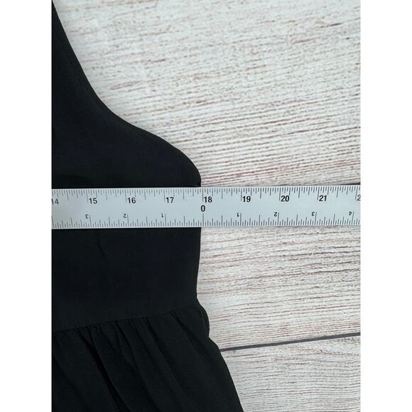 Amuse Society Racerback Mini Dress Womens Medium Black Crochet Back Strap NEW - Picture 11 of 12